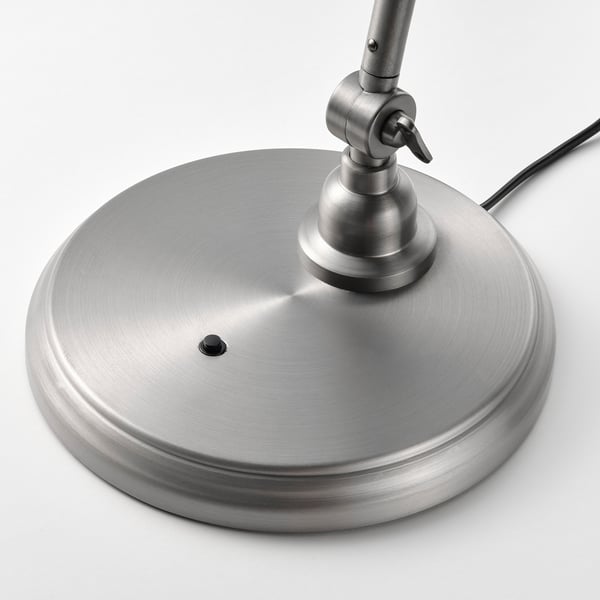 ANKARSPEL Work lamp with LED bulb, pewter effect