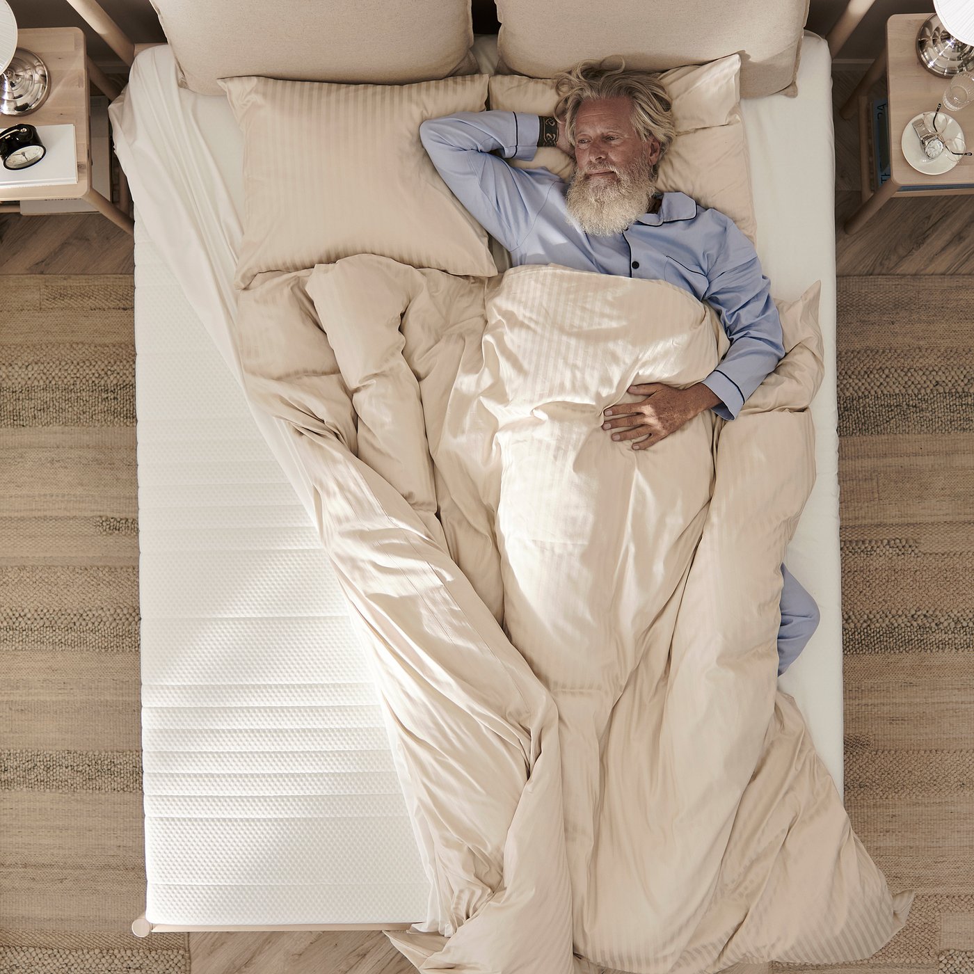 【美品】送料込IKEAイケアÅNNELANDオンネランドマットレス120×200 ÅNNELAND hybrid mattress, firm/white, Queen - IKEA