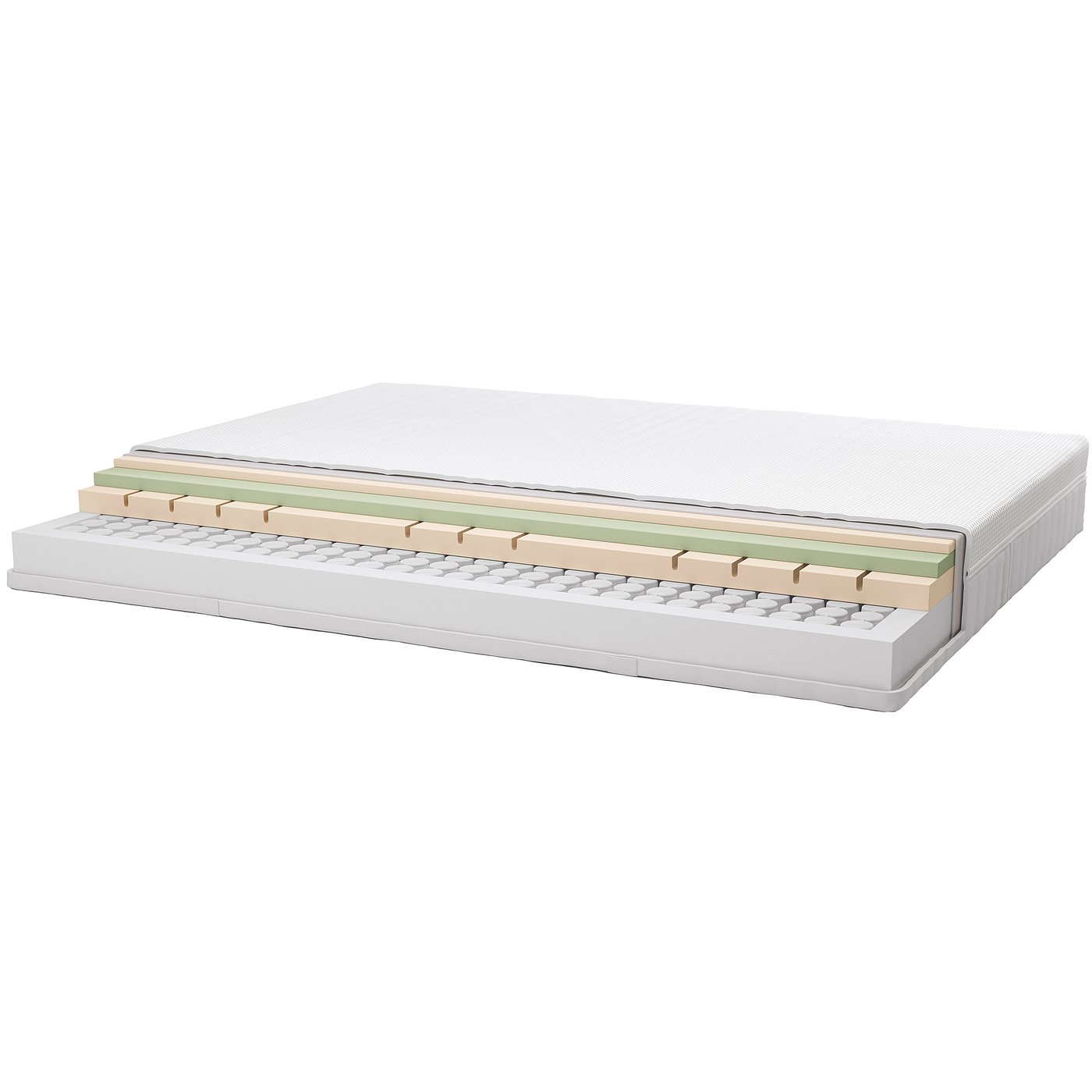 ÅNNELAND hybrid mattress, firm/white, Queen - IKEA