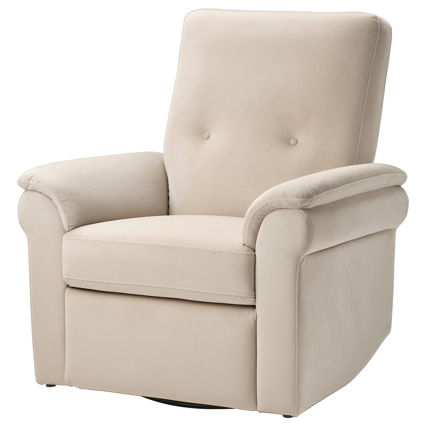 Recliner Rocker And Swivel Armchair, Hakebo Beige