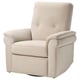 ARNÄSVALL Recliner rocker and swivel armchair, Hakebo beige
