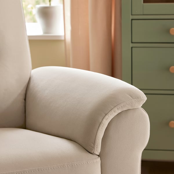 ARNÄSVALL Recliner rocker and swivel armchair, Hakebo beige