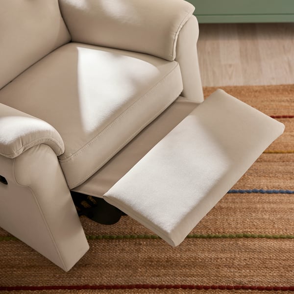 ARNÄSVALL Recliner rocker and swivel armchair, Hakebo beige