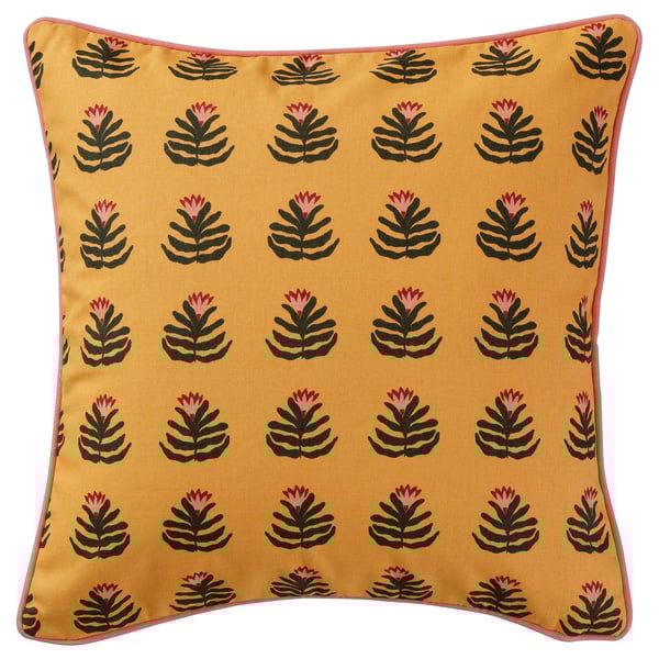 AROMATISK Cushion cover, yellow, 20x20" IKEA