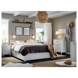 ÅRSTID Wall lamp with LED bulb, nickel plated/white