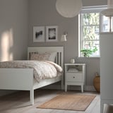 ÅRSTID Wall lamp with LED bulb, nickel plated/white
