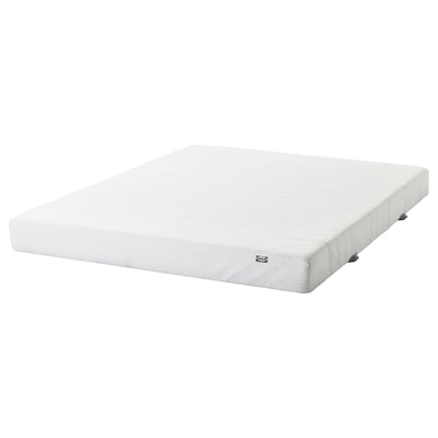 ÅSBYGDA Foam mattress, firm/white, Queen