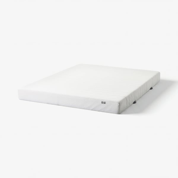 ÅSBYGDA Foam mattress, firm/white, Queen