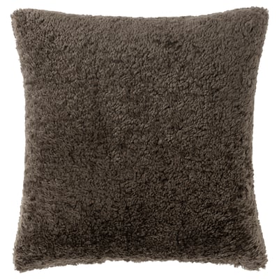 ÅSJORDFLY Cushion cover, brown, 20x20 "