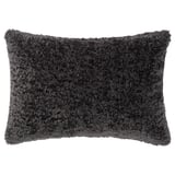 ÅSJORDFLY Cushion cover, dark gray, 16x23 "