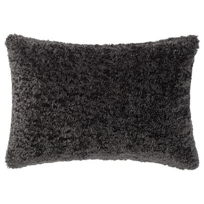 ÅSJORDFLY Cushion cover, dark gray, 16x23 "
