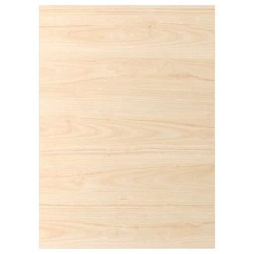 ASKERSUND ash wood-patterned panel, light brown, rectangular.