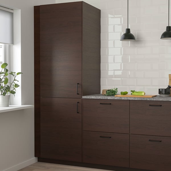 Askersund Door Dark Brown Ash Effect Ikea