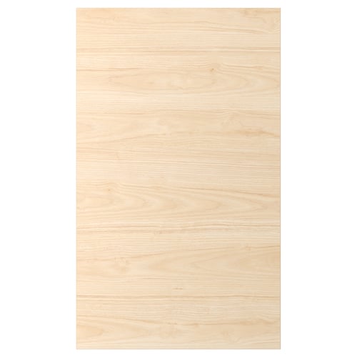 ASKERSUND light ash wood-look melamine door with plastic edges, modern design.