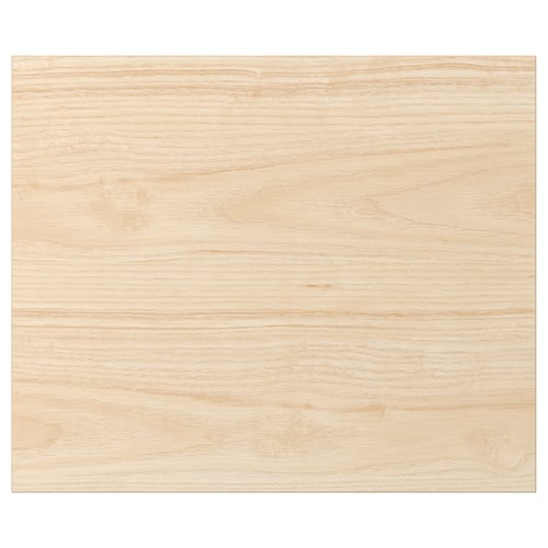 ASKERSUND light ash wood effect door, modern design, easy-clean melamine surface.