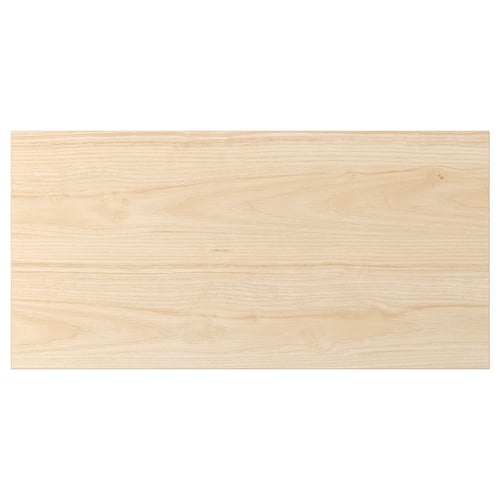ASKERSUND drawer front: light ash wood texture, rectangular, sleek design.