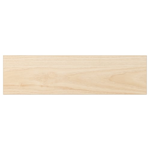 ASKERSUND light ash wood drawer front, rectangular, easy-clean melamine.