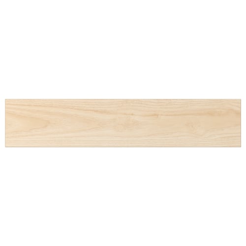 ASKERSUND light ash drawer front, sleek wood texture, seamless design, easy-clean surface, rectangular shape.