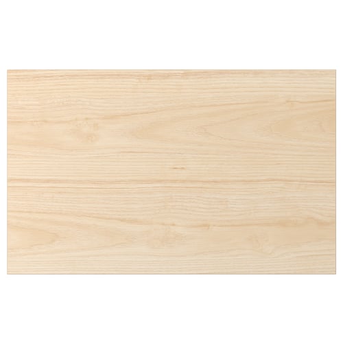ASKERSUND light ash wood-front, rectangular, melamine surface.