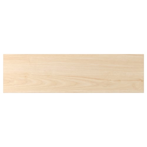 ASKERSUND light ash wood grain drawer front, sleek and modern design, smooth melamine surface, durable and easy to clean.