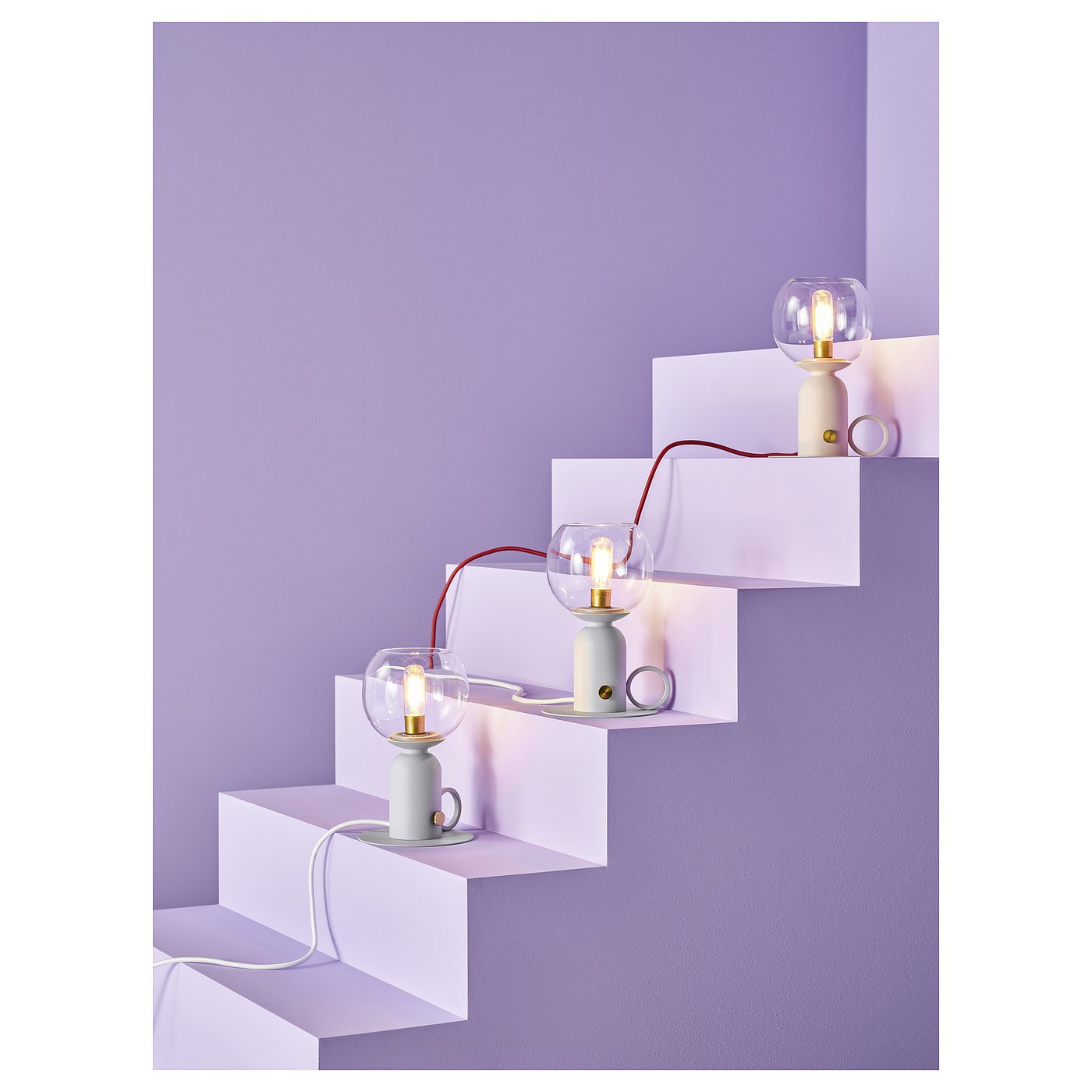 Table lamp, dimmable light gray 4