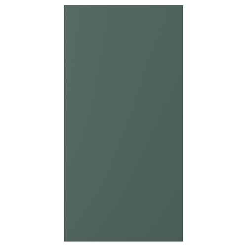 ASPUDDEN Cover panel, dark gray-green, 15x30 1/2 "