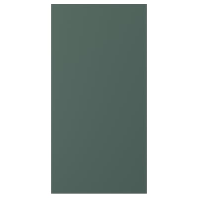 ASPUDDEN Cover panel, dark gray-green, 15x30 1/2 "