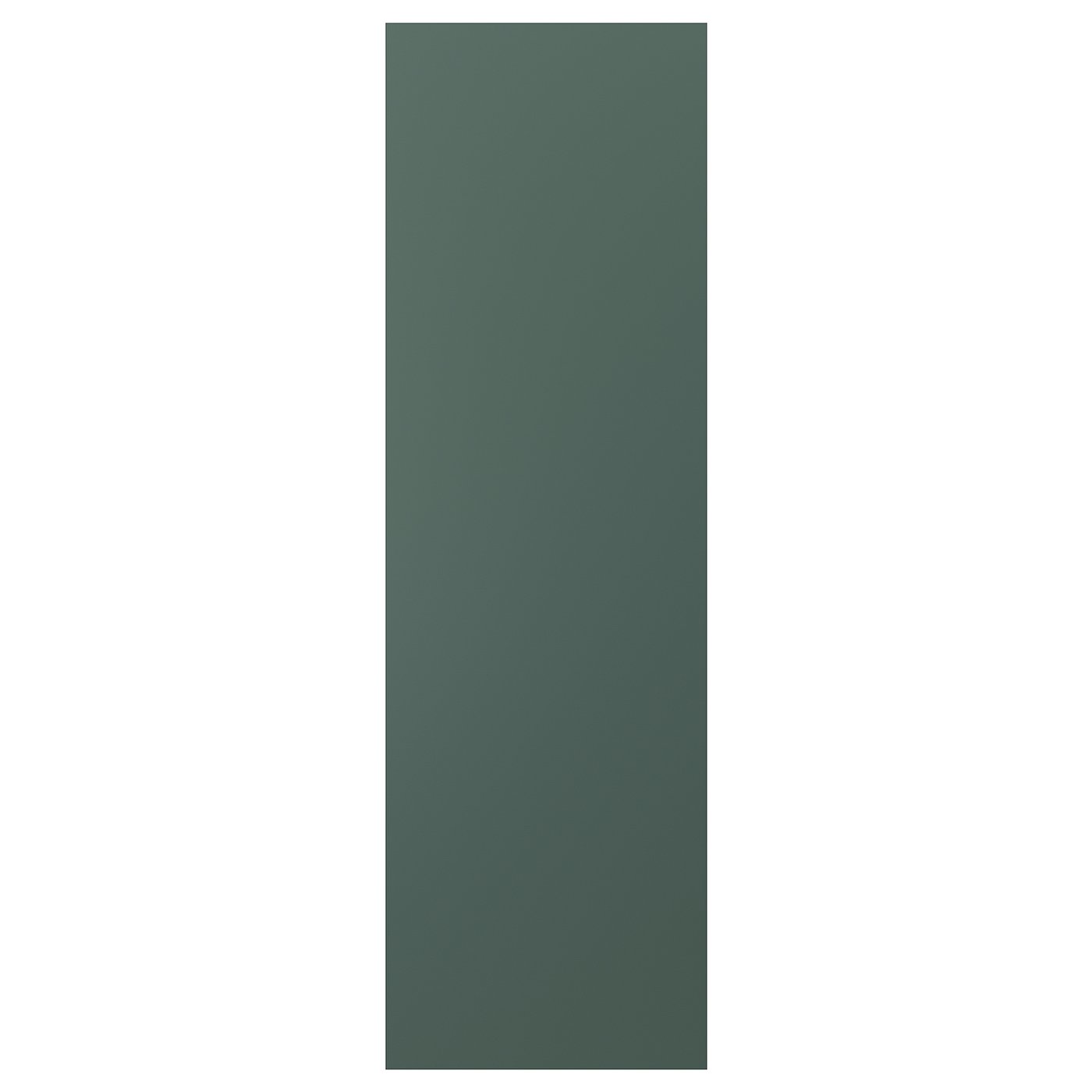 ASPUDDEN cover panel, dark gray-green, 25x80