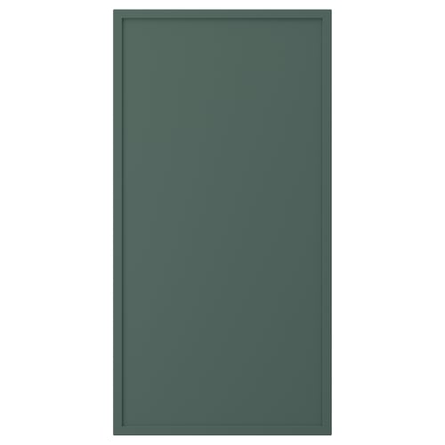 ASPUDDEN Decorative cover panel, dark gray-green, 15x30 "