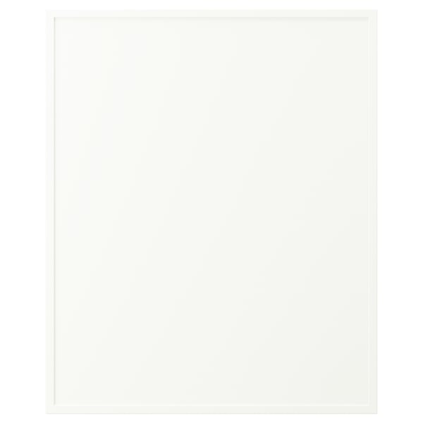 ASPUDDEN: white, square, plastic-edged table. Clean, minimalist design.