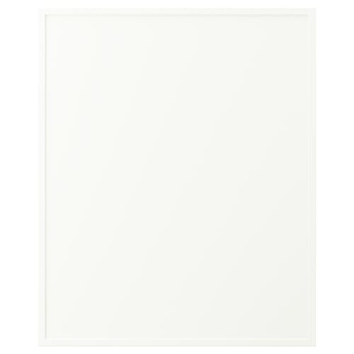 ASPUDDEN: white, square, plastic-edged table. Clean, minimalist design.