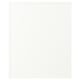 ASPUDDEN: white, square, plastic-edged table. Clean, minimalist design.