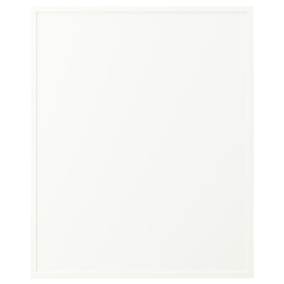 ASPUDDEN: white, square, plastic-edged table. Clean, minimalist design.