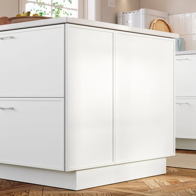 ASPUDDEN Decorative cover panel, matte white, 25x30 "