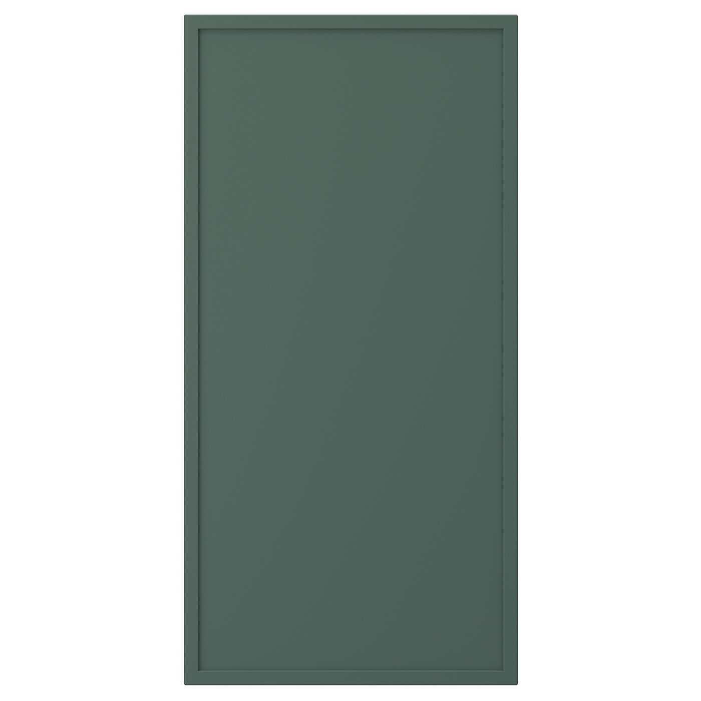 ASPUDDEN door, dark gray-green, 15x30