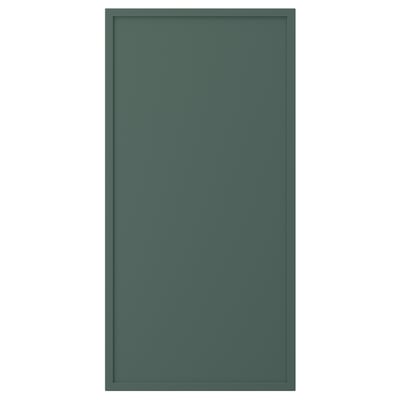 ASPUDDEN Door, dark gray-green, 15x30 "