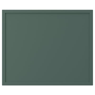 ASPUDDEN Door, dark gray-green, 18x15 "
