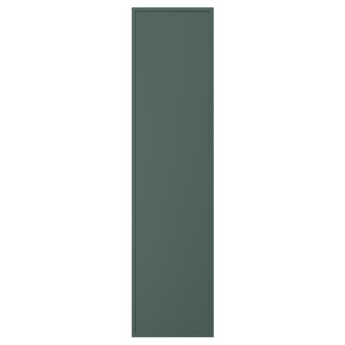 ASPUDDEN Door, dark gray-green, 15x60 "