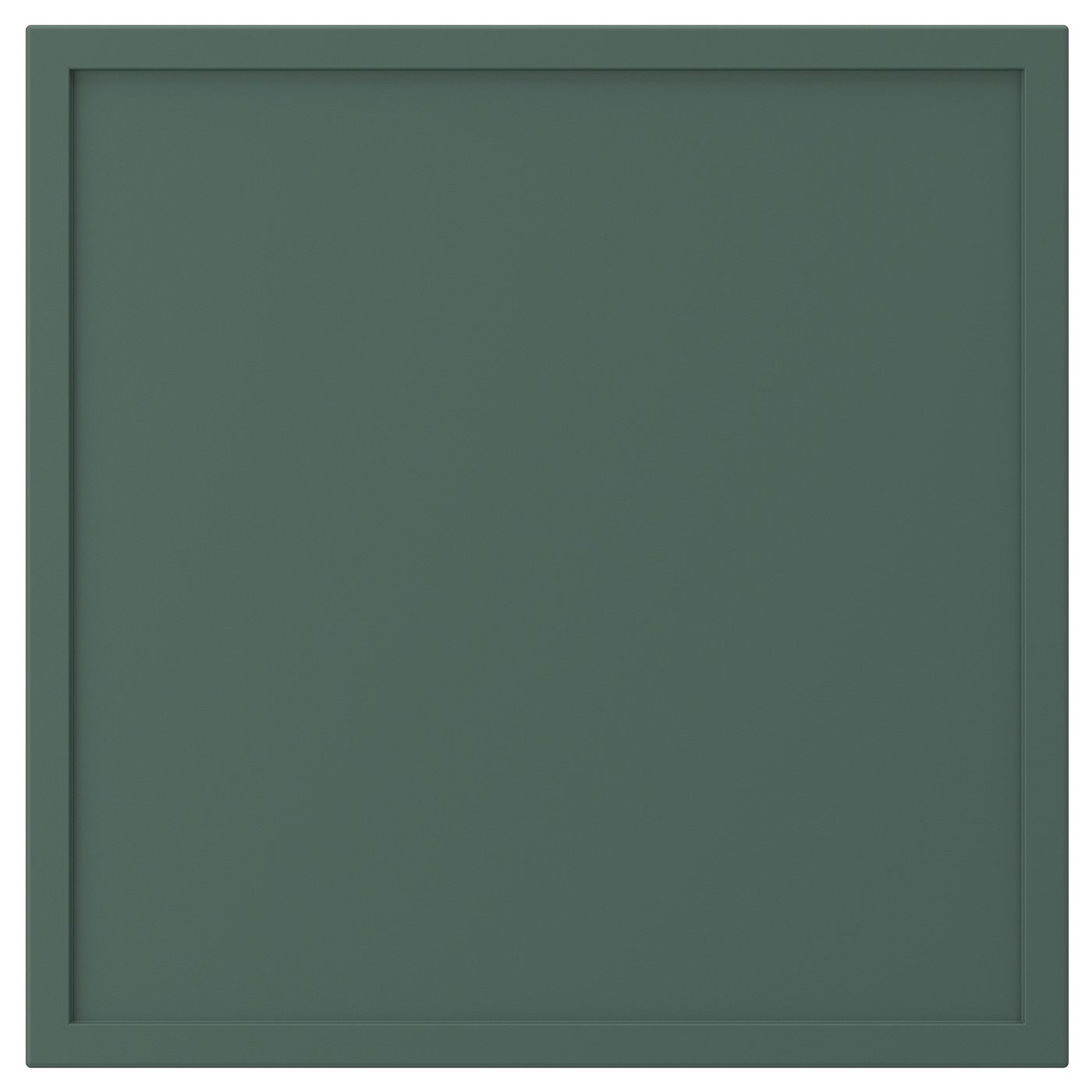 ASPUDDEN door, dark gray-green, 15x15