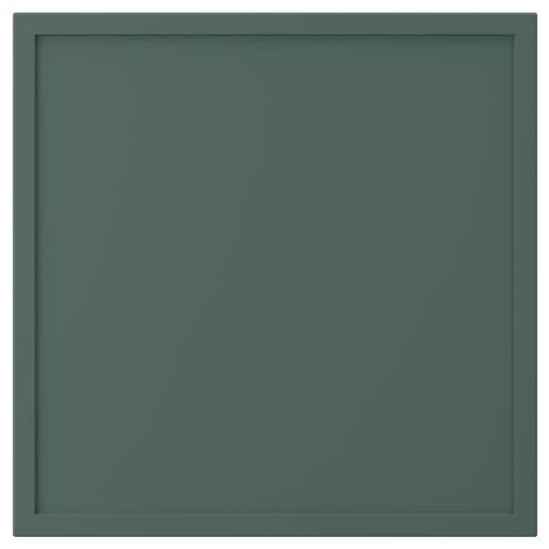 ASPUDDEN Door, dark gray-green, 15x15 "