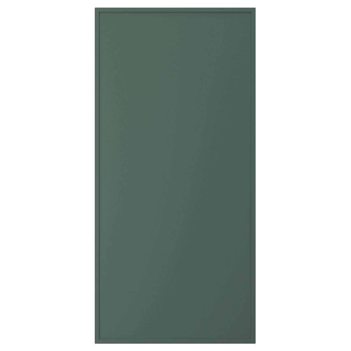 ASPUDDEN door, dark gray-green, 24x50