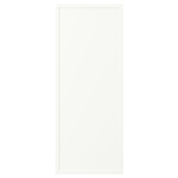 ASPUDDEN white drawer unit, rectangular shape, made of particleboard, fibreboard, plastic edging, and foil, sleek modern design.