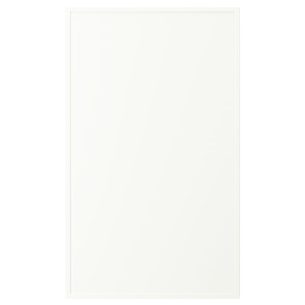 ASPUDDEN white cabinet, rectangular shape, modern design, made of particleboard, fibreboard with plastic edging and foil.