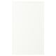ASPUDDEN white cabinet, rectangular shape, modern design, made of particleboard, fibreboard with plastic edging and foil.