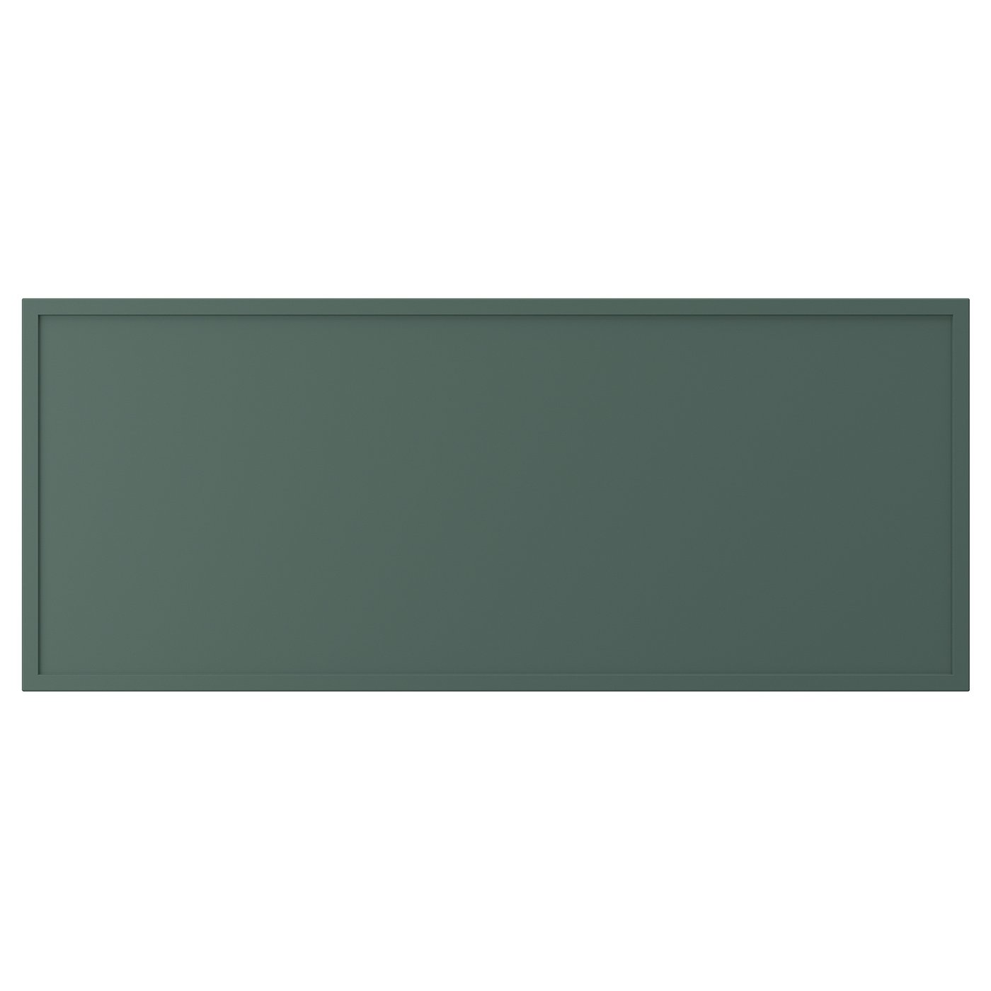 ASPUDDEN drawer front, dark gray-green, 36x15
