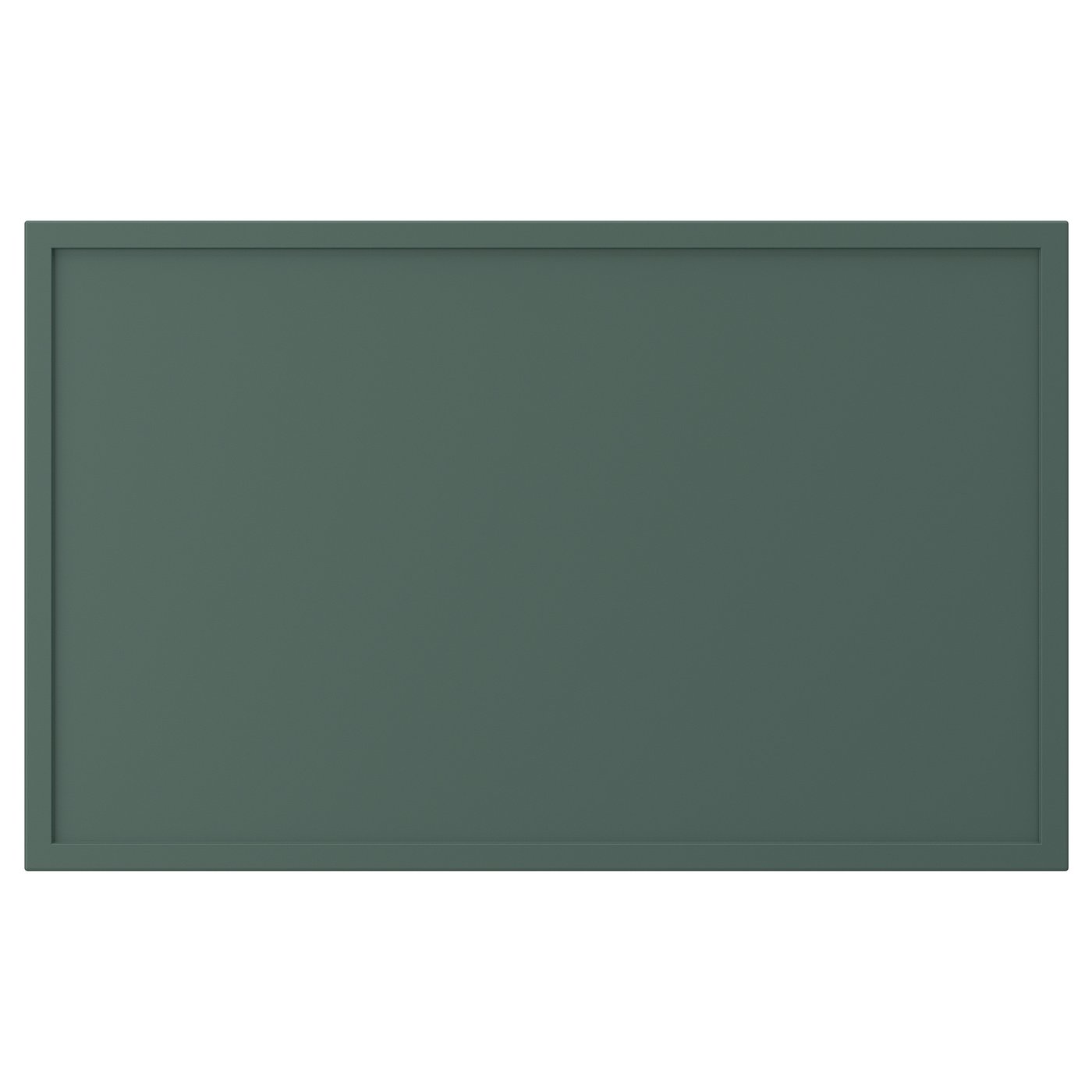 ASPUDDEN drawer front, dark gray-green, 24x15