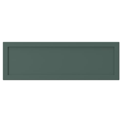 ASPUDDEN Drawer front, dark gray-green, 15x5 "