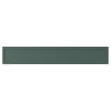 ASPUDDEN Drawer front, dark gray-green, 30x5 "