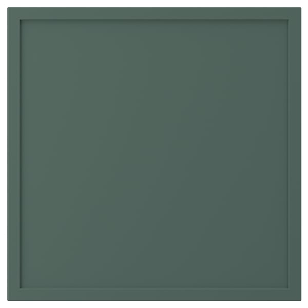 ASPUDDEN Drawer front, dark gray-green, 15x15 "