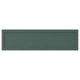 ASPUDDEN Drawer front, dark gray-green, 18x5 "